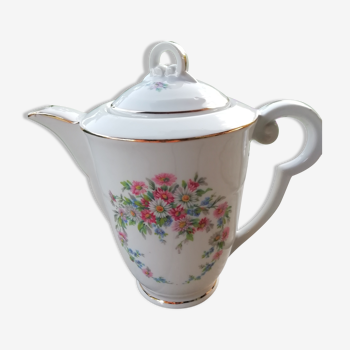 Cafetière porcelaine pâquerettes