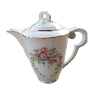 Cafetière porcelaine pâquerettes