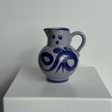 Blue mini carafe West Germany H14.5