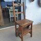 Chaise escabeau 
