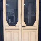 Art Deco double-leaf glass door