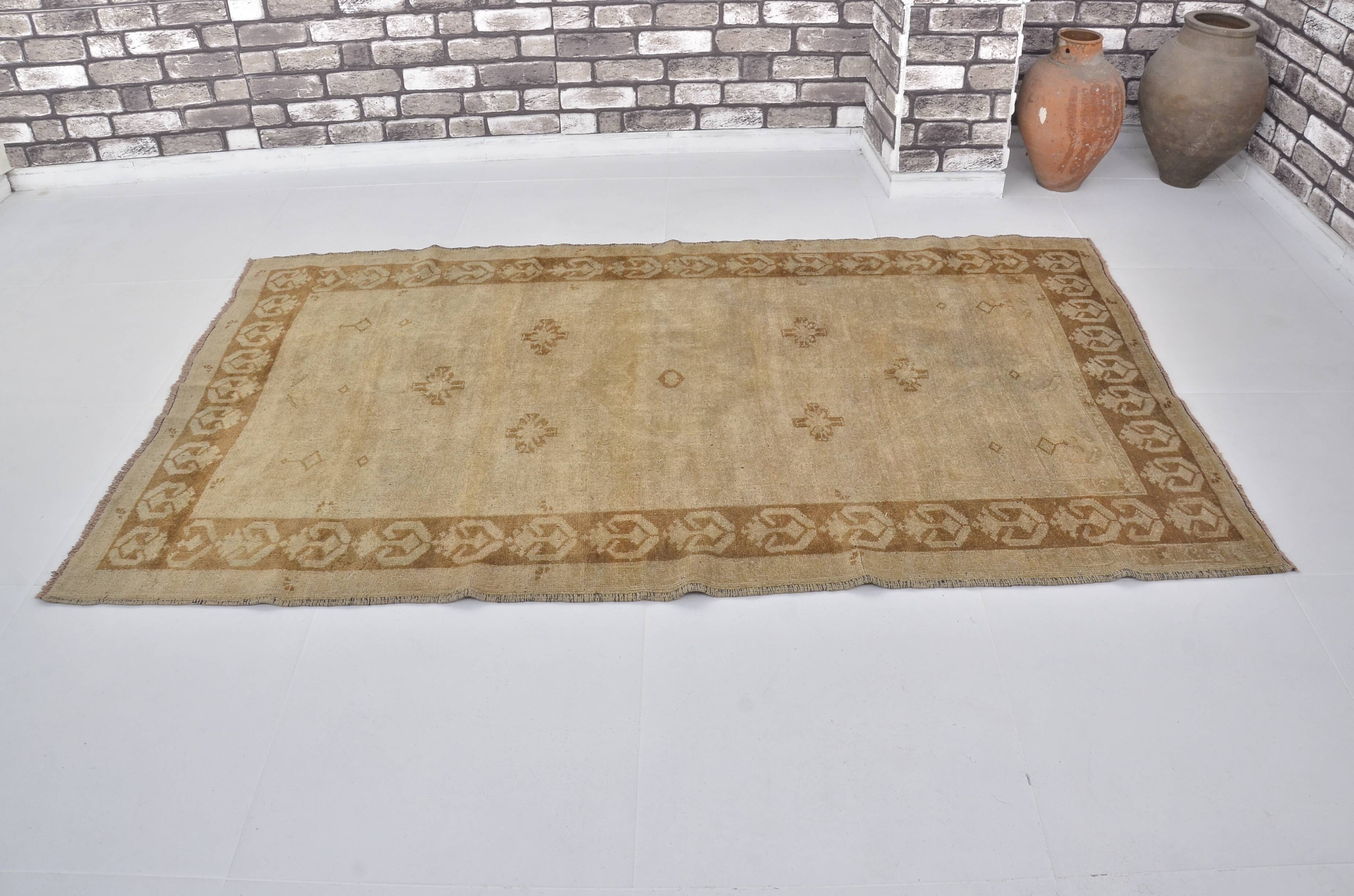 Tapis Oushak orange et marron sku A48