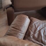 Saporiti Armchair and Ottoman Set