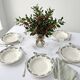 Set of 6 deep plates - Holly Model - HB&M Earthenware - 1900