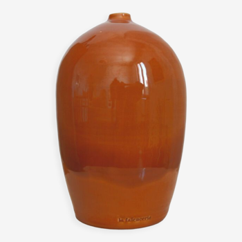 Vase or handmade soliflore terracotta color, minimalist design