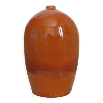 Vase or handmade soliflore terracotta color, minimalist design