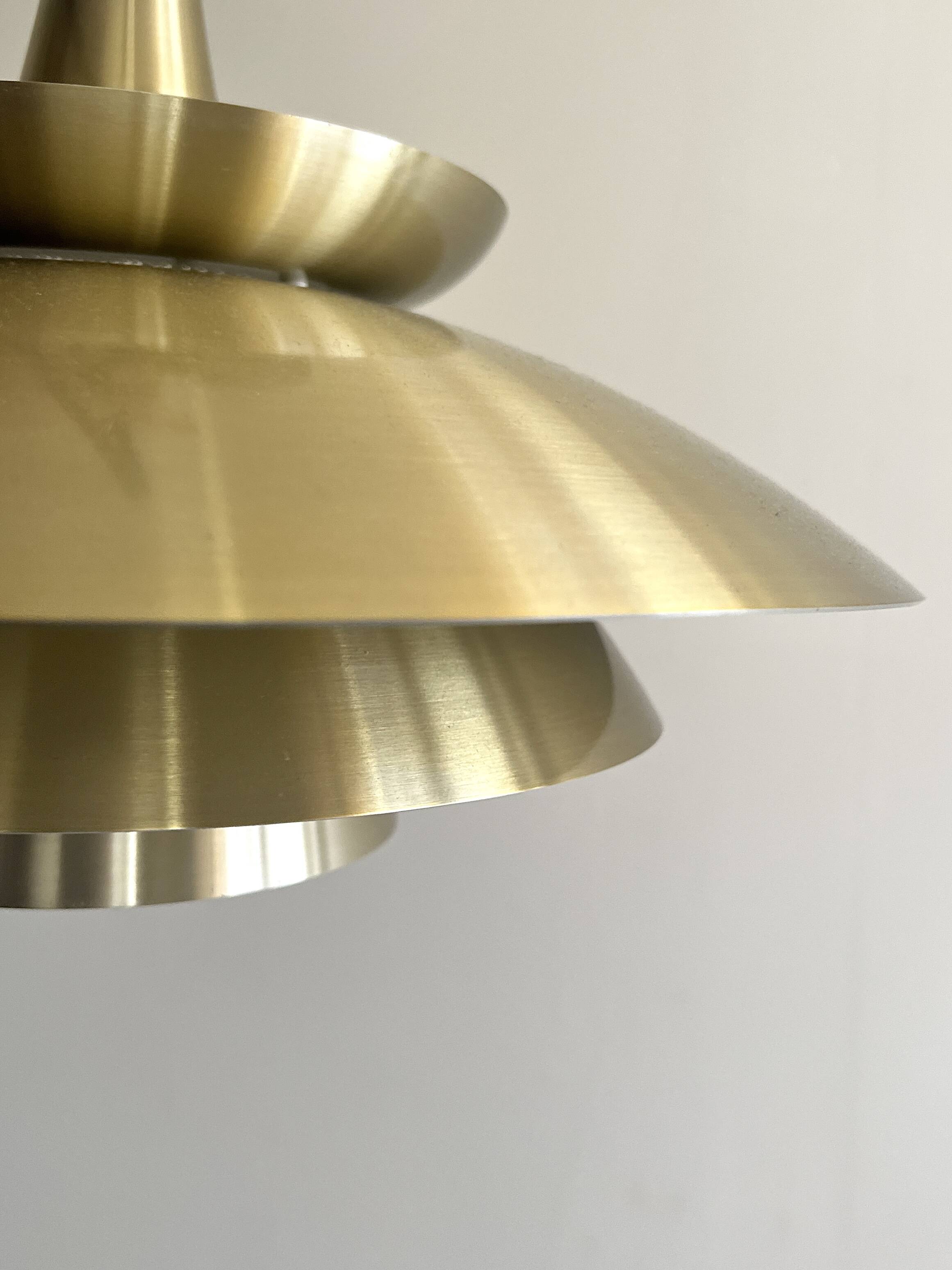 Vintage suspension by Bent Nordsted for Lyskaer, Denmark, 1960s.