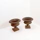 Pair of Medici cast iron planters - Late 19th century