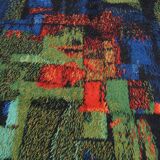 Abstract high pile rya rug from Gilde Muster, 1970