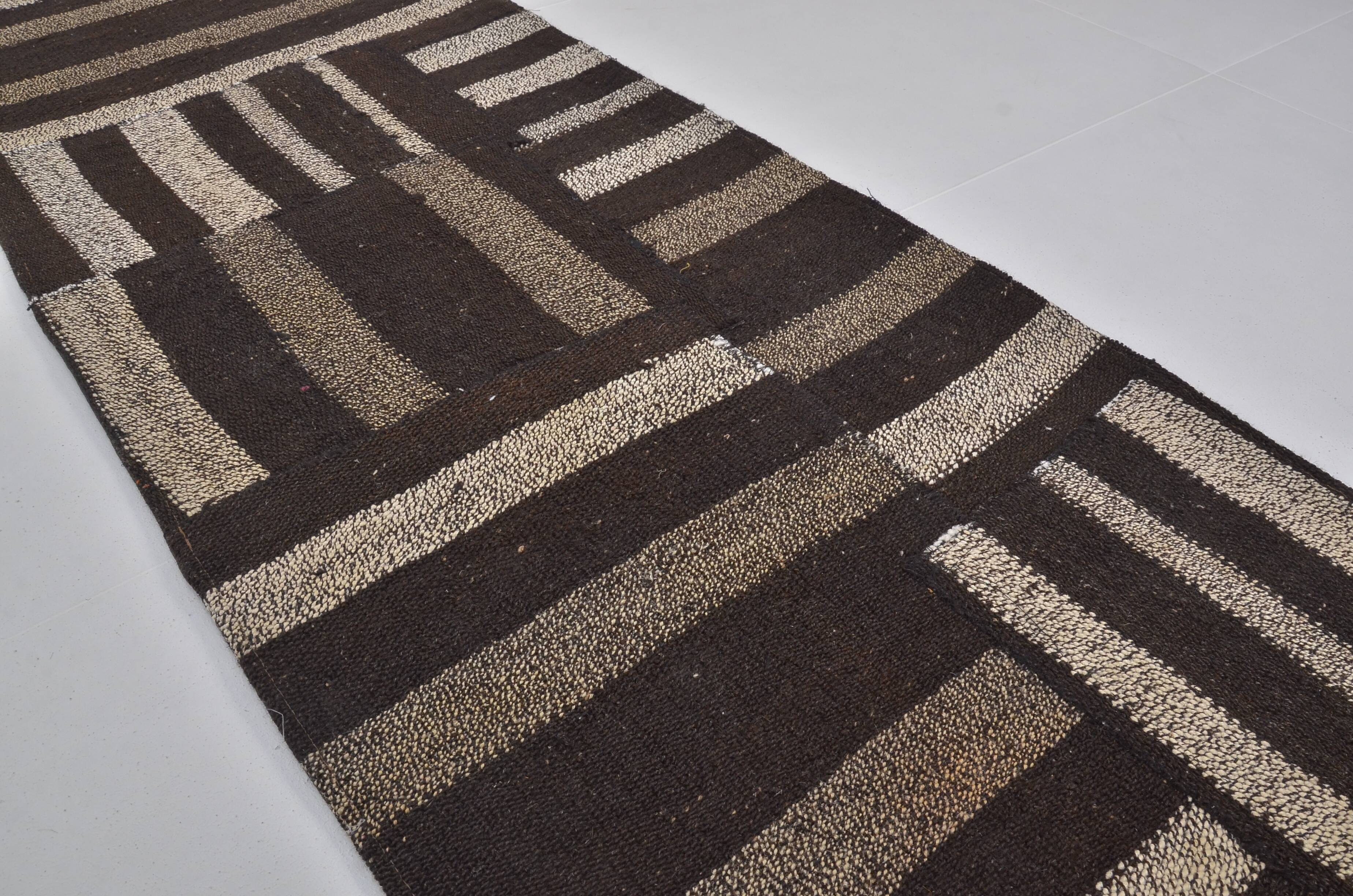 Vintage Anatolian Wool Kilim Runner sku 3958