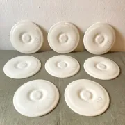Oyster service Moulin des Loups – 8 plates and 2 dishes, 1970s
