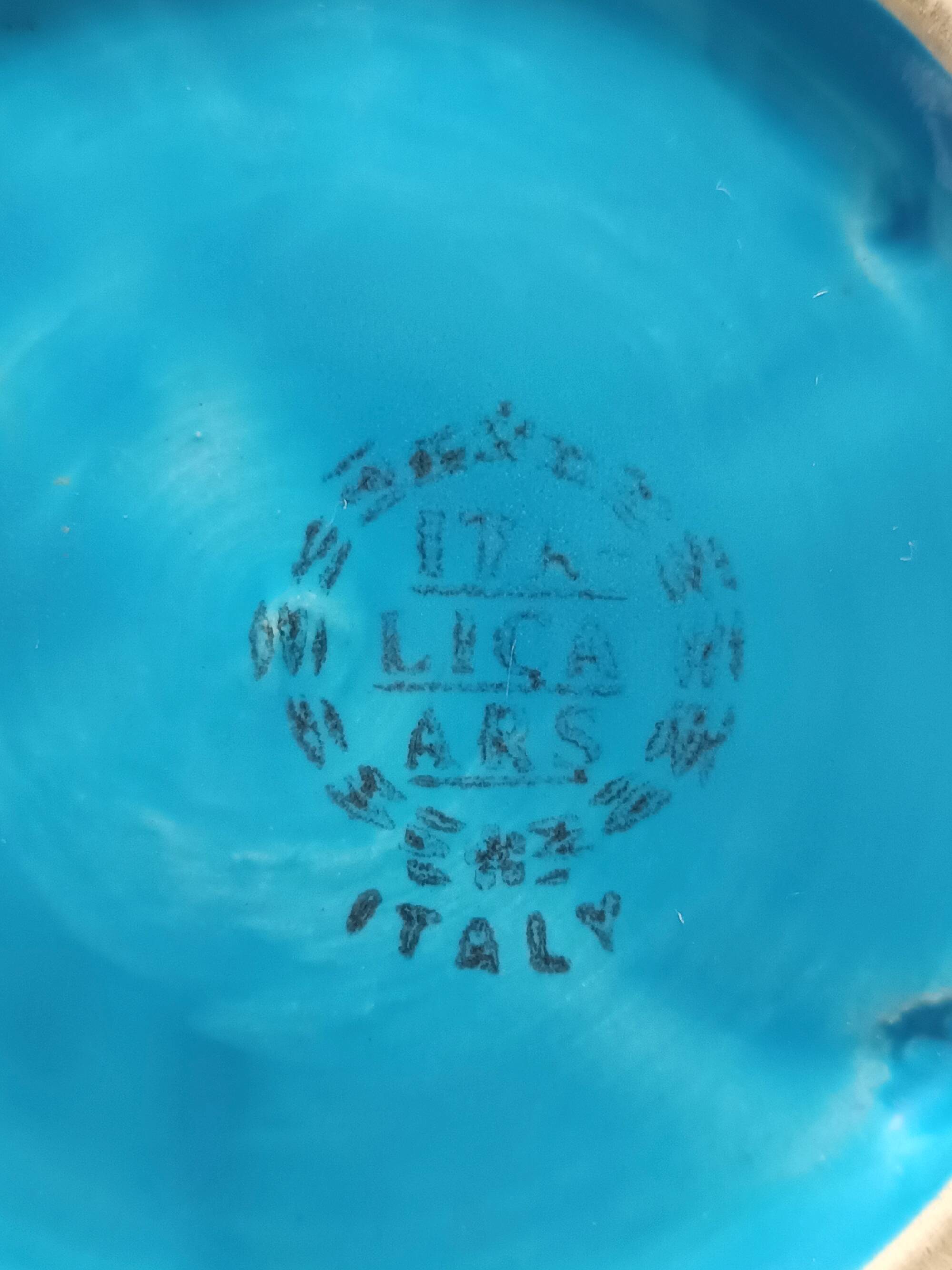 Rimini Blue Ceramic Vase by Aldo Londi for Bitossi and Italica Ars, Italy