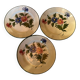 Lot de 3 assiettes à dessert Luneville