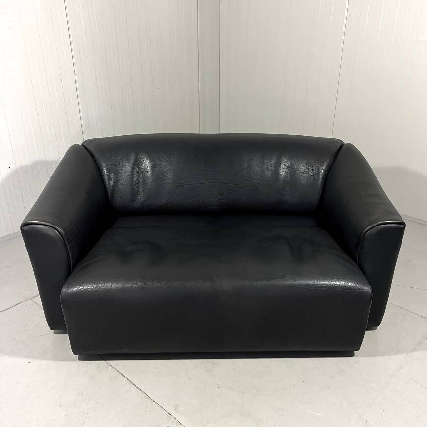 De Sede DS 47 dark brown neckleather 2-1/2 seats sofa