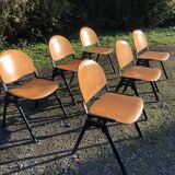 Suite de six chaises vintage vers 1970/1980