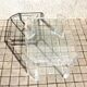 Coffee table DESIGN Modernist glass and transparent plexiglass Lucite DAVID LANGE 75x50