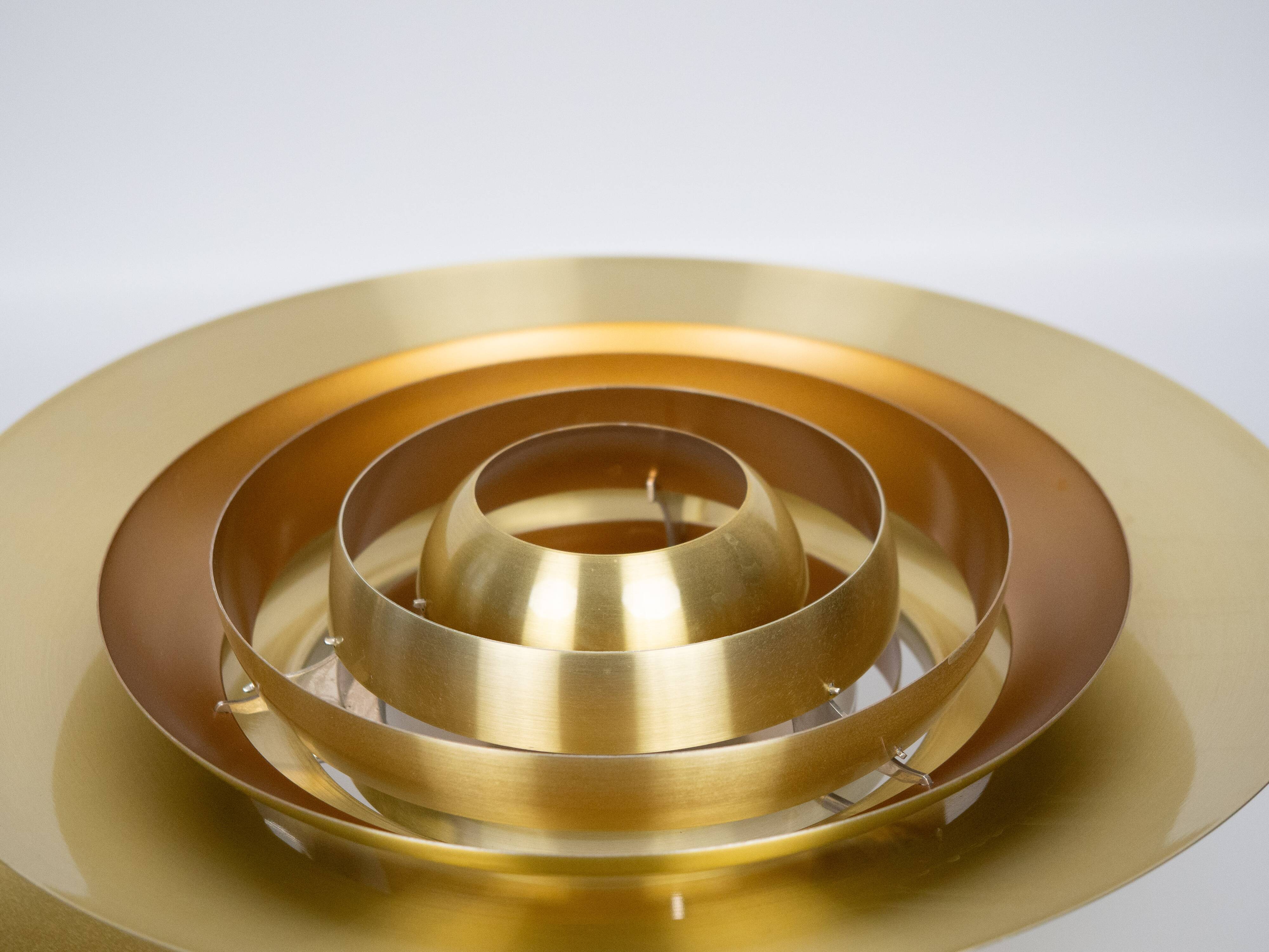 Danish vintage pendant lamp P376 by Fabricius and Kastholm, Nordisk Solar,