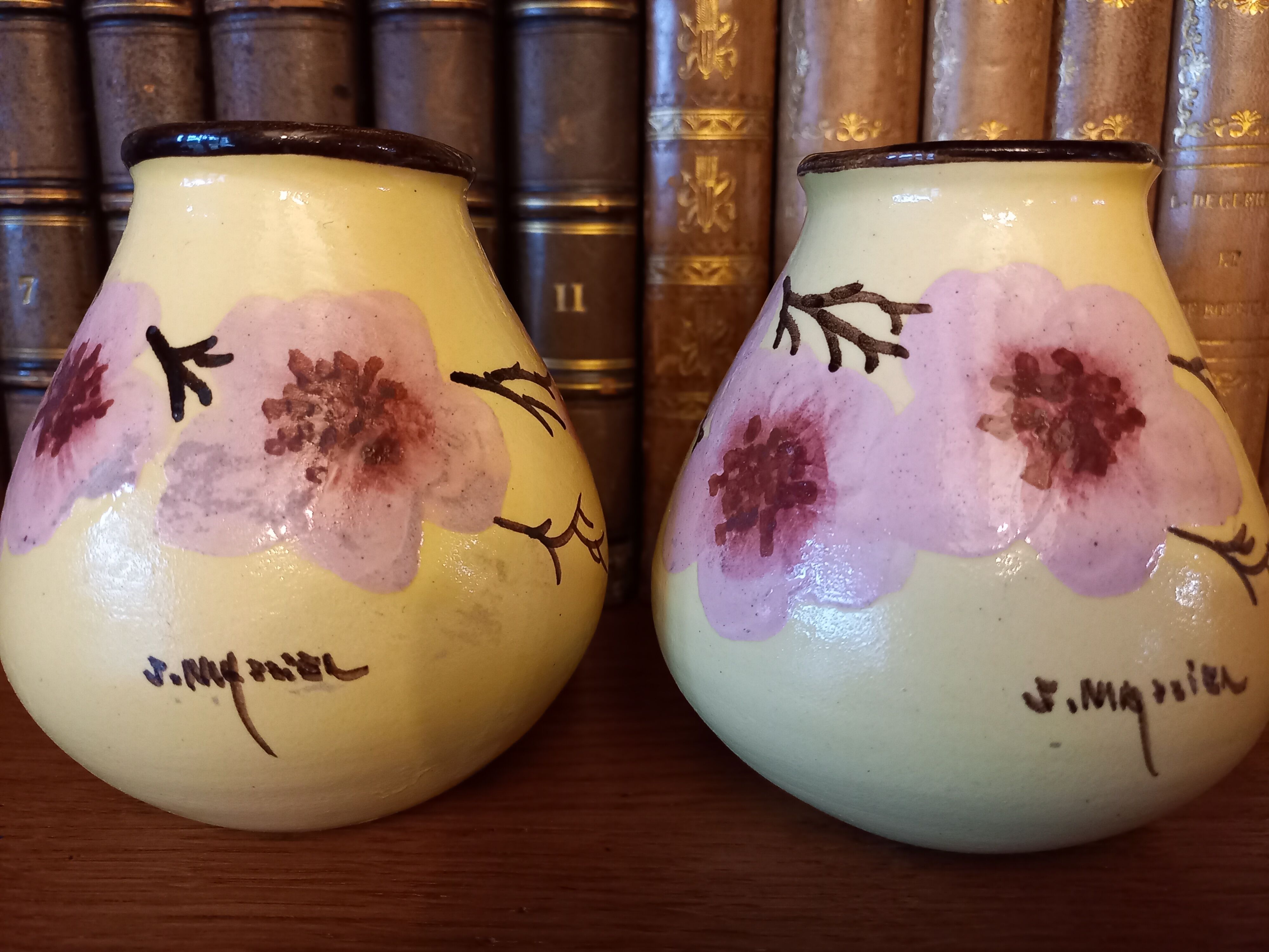 Pair of vases Jérôme Massier Vallauris