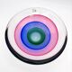 Large Coupe Michele Onesto Oball Sommerso Polychrome 32cm 5.4kg Signed