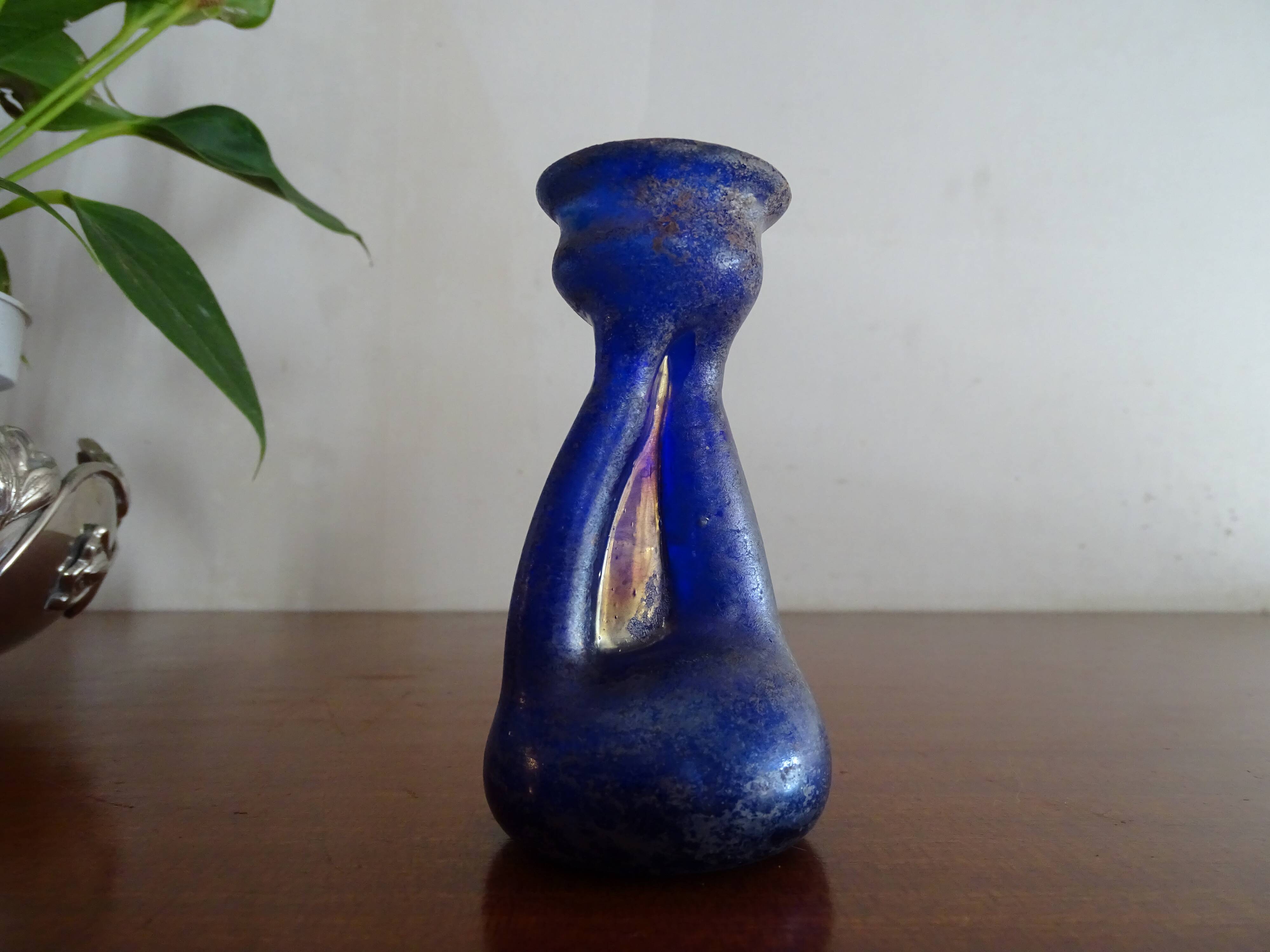 Vase Scavo Seguso Vetri d'Arte Murano iridescent glass 1950