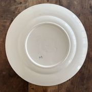 Round iron earth dish monogram “N” KG Lunéville