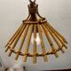 Rattan vintage Light Pendants Set of 2 1960’s