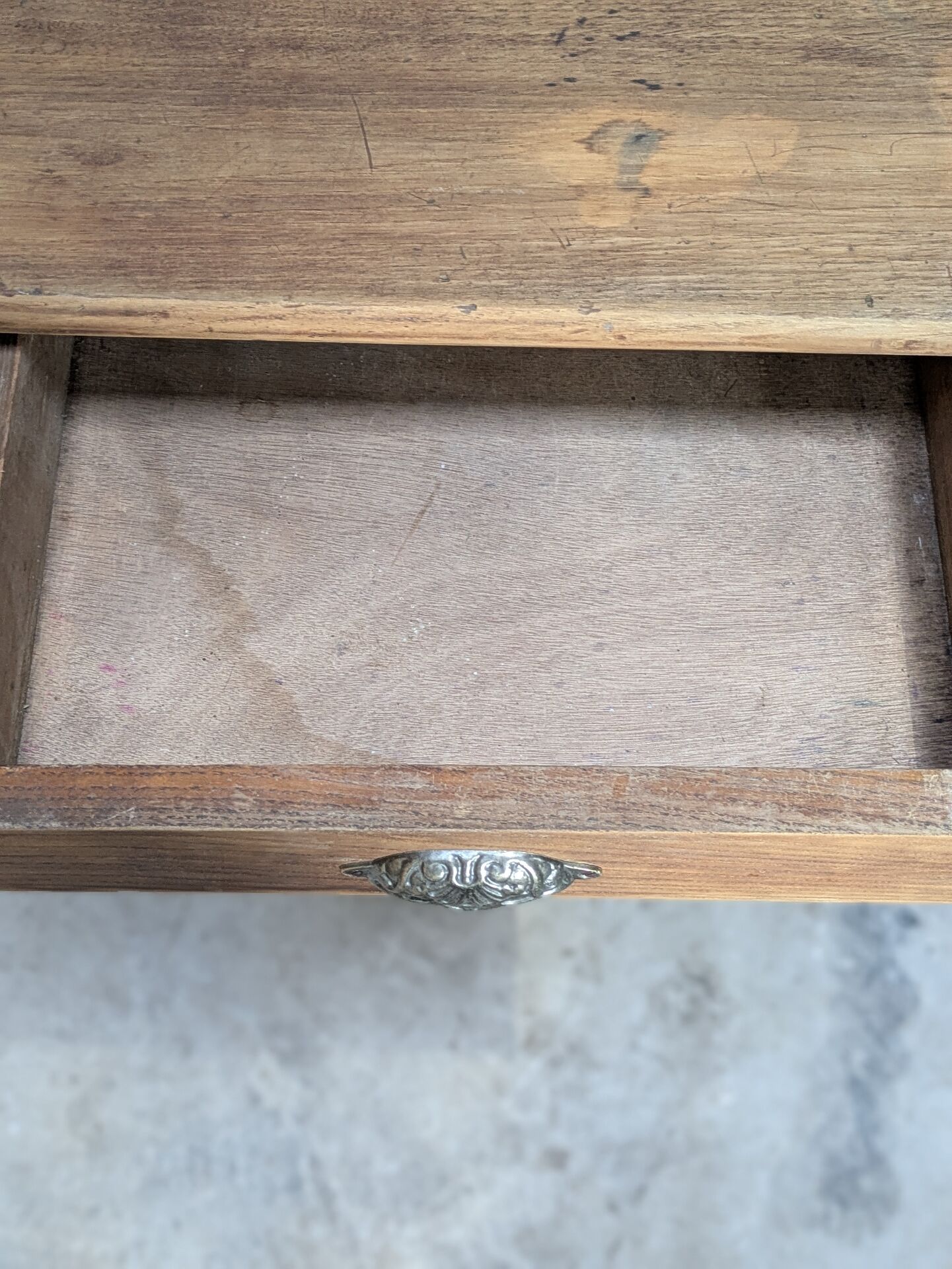 Bureau comptoir ancien