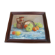 Tableau nature morte : fruits et céramiques orientales