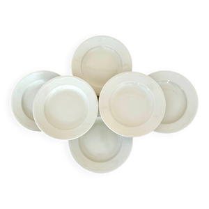 Service de six assiettes - creuses