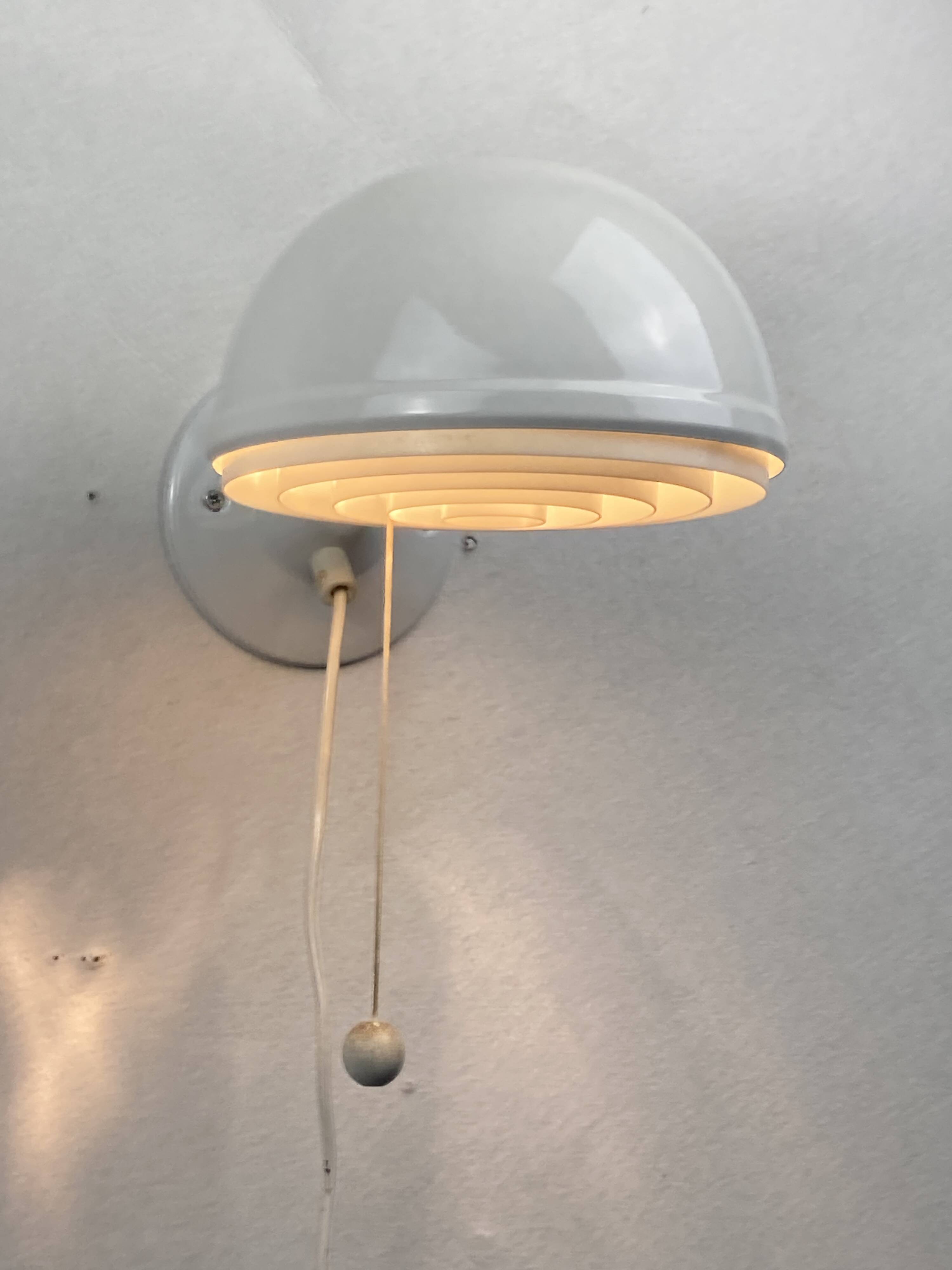 Pair Scandinavian wall sconces by Knud Christensen for ABO Randers, Denmark 1960s-1970s