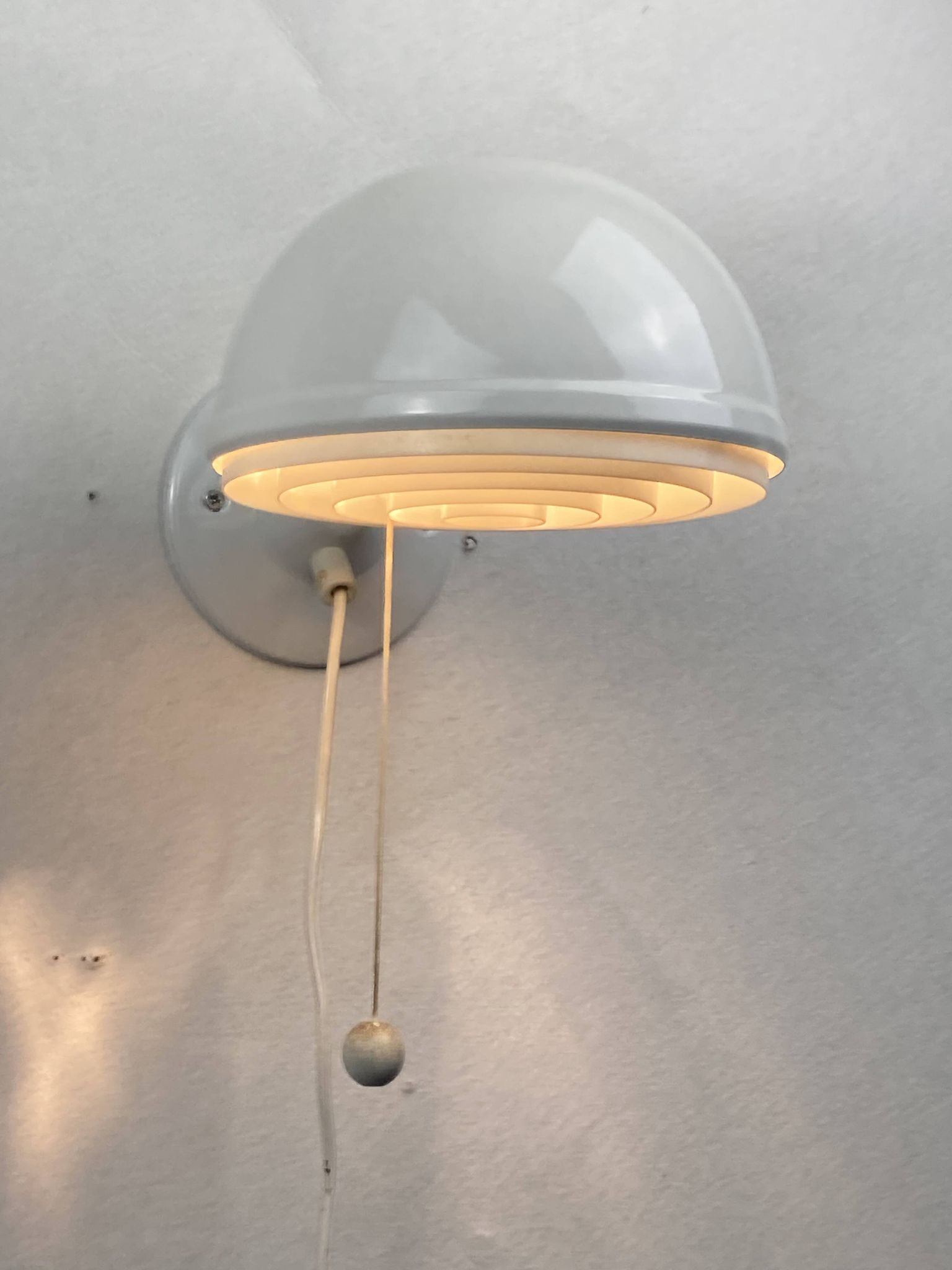 Pair Scandinavian wall sconces by Knud Christensen for ABO Randers, Denmark 1960s-1970s