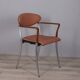 Set of 5 vintage 1980s Coro chairs with armrests, designed by Origlia