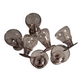 Set of 6 Art Deco aperitif glasses