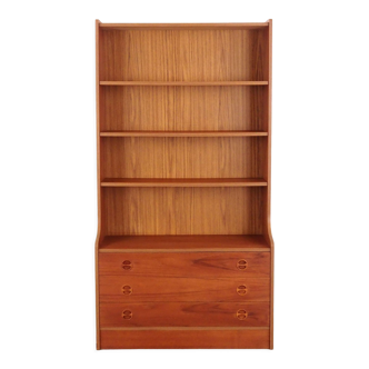 Teak bookcase, Danish design, 1960s, production: Denmark