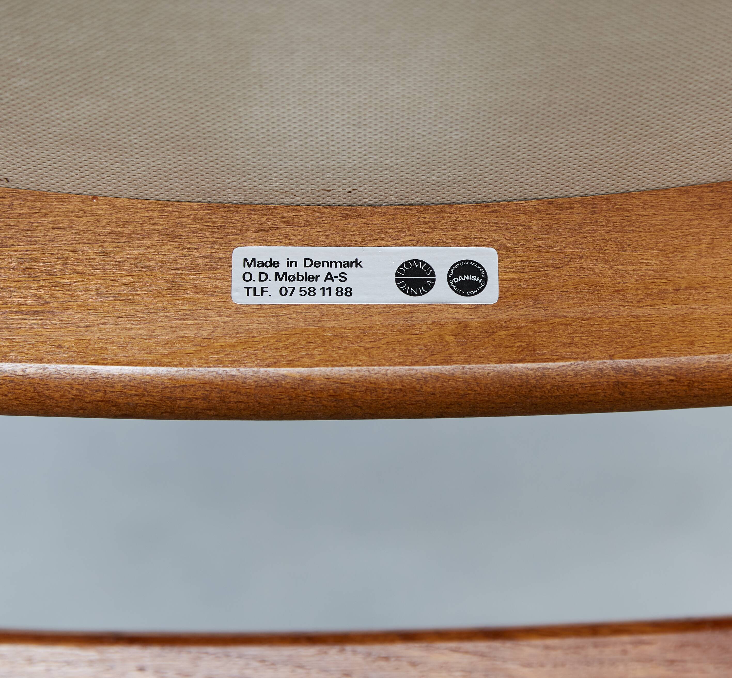 Set of 5 Erik Buck Dining Chair No.49 for O.D. Møbler