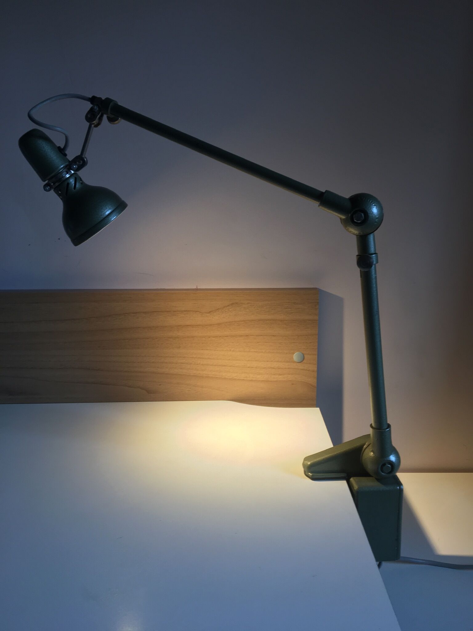 Lampe articulée d’atelier Lumina breveté années 1950/1960