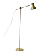 Scandinavian brass floor lamp with adjustable arm