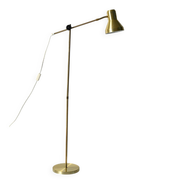 Lampadaire scandinave en laiton avec bras réglable