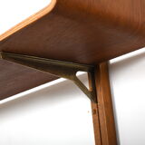 Fine danish teak wing shelf system 1950s