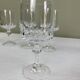 4 crystal glasses