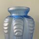 Blue Art Deco vase signed Espaivet France