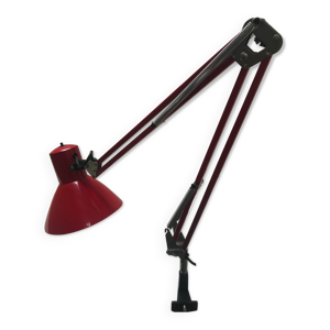 Lampe architecte rouge