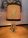Crystal lamp Vannes France - Sculpted base with original label