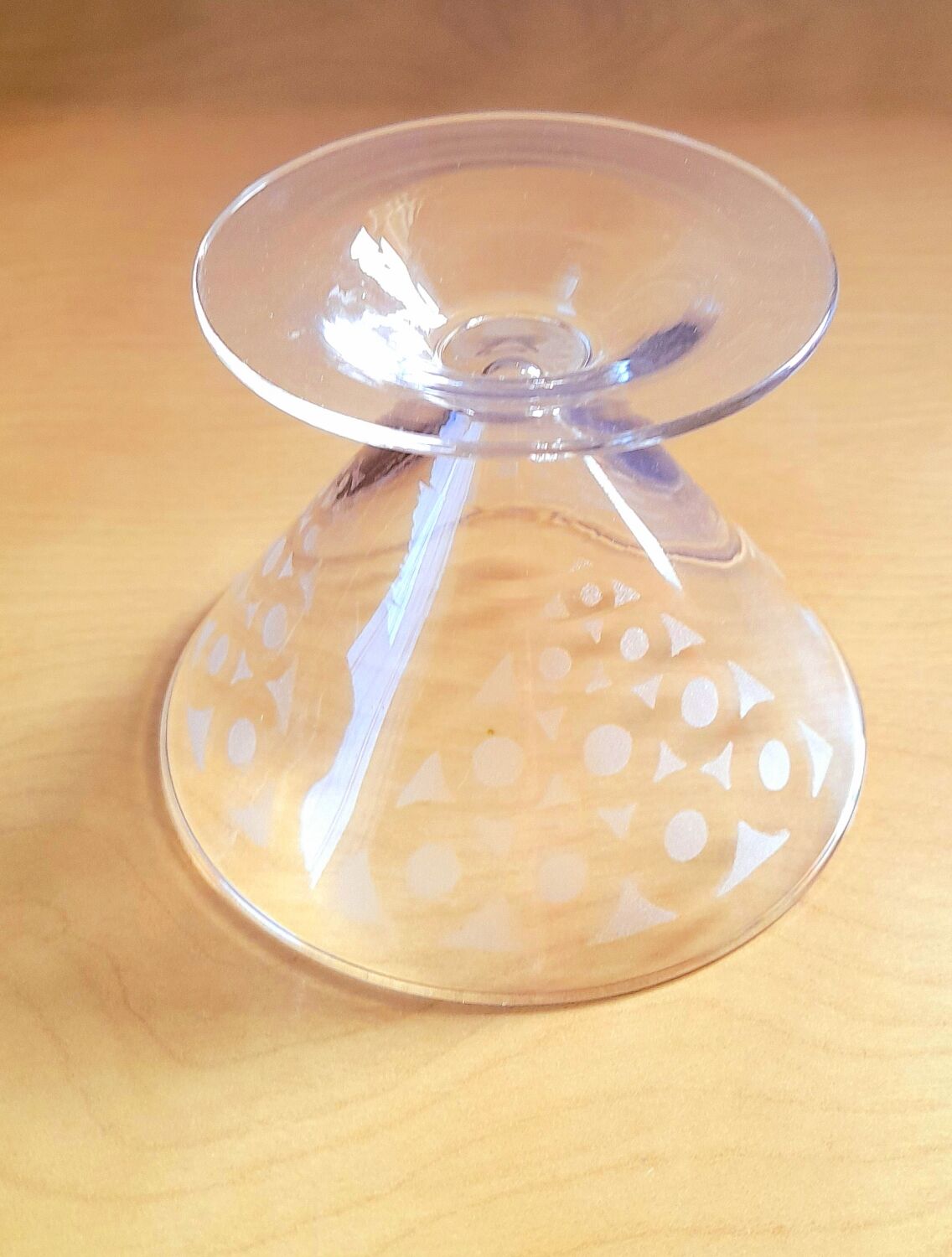 Service de 6 verres à cocktail art deco