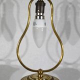 Porcelain lamp of china and brass – early twentieth century