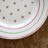 6 assiettes à dessert Lunéville modèle " Yveline"