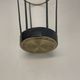 Midcentury Brass and metal BAUHAUS Style Umbrella Stand, France, 1950s