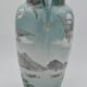 Old art nouveau vase with storks signed K&G Lunéville Formosa 703 collection