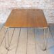Bauhaus Dining Table, attributed to R. Slezák, Chrome, Polished Oak, Czech, 1930s