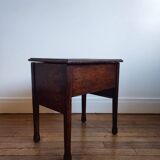 Oak trunk side table